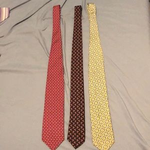 3 Unworn Men’s Ties - Animal Patterns